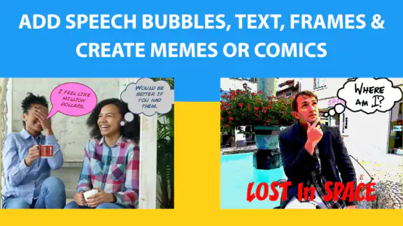 Photo Talks: Meme Text Bubbles