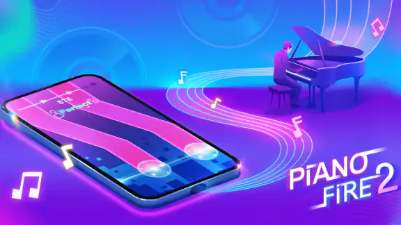 Piano Fire 2: Slide Challenge