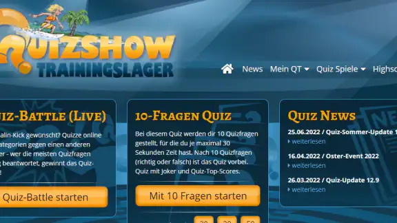 Quizshow-Trainingslager: Quiz