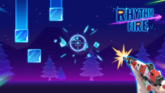 Rhythm Fire–EDM-Shootingspiel