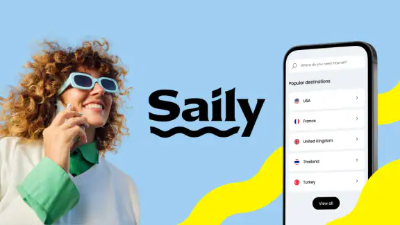 Saily eSIM: Daten für Reisen
