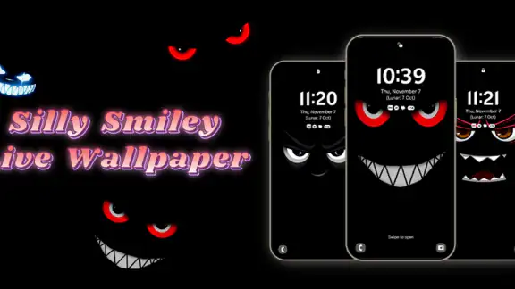 Silly Smiley Live Wallpaper