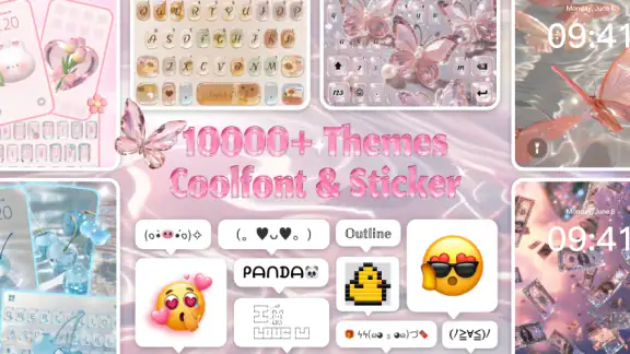 Simple Pink Butterfly Theme