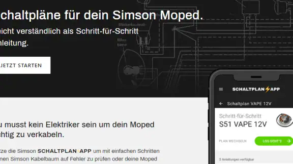 Simson Schaltplan App