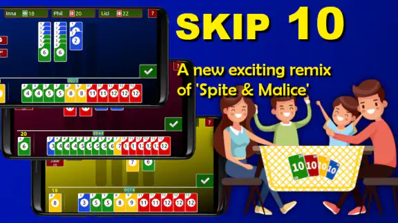 Skip 10 Solitär
