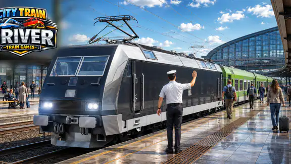 Stadt Bahn Treiber- Bahn Spiel