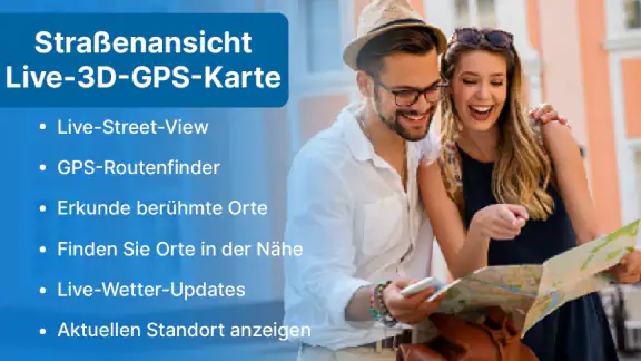 Street View Live 3D-GPS-Karte