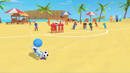 Super Goal -Strichmann Fußball