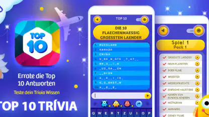Top 10 Trivia Quiz Quizfragen