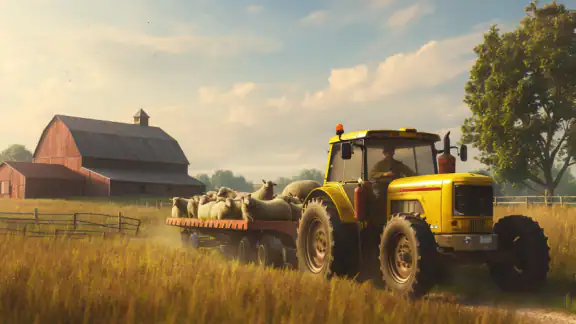 Tractor Delivery Farm