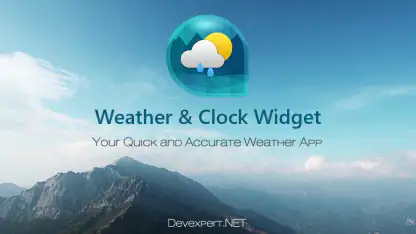 Wetter & Uhr Widget