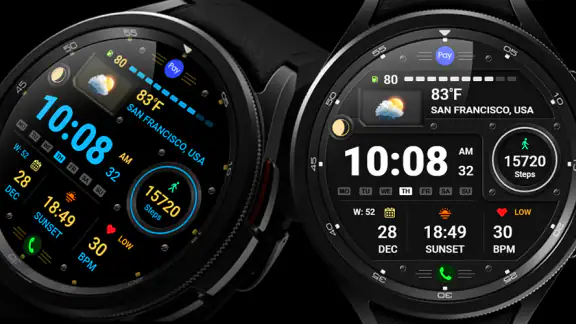 WFP 125 Digital watch face