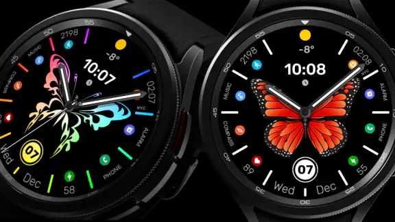 WFP 305 Butterfly watch face