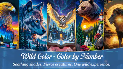 Wild Color: Malen nach Zahlen