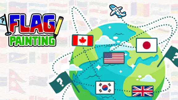 World Flags: Color Puzzle