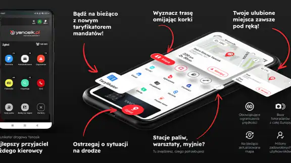 Yanosik: antyradar i nawigacja