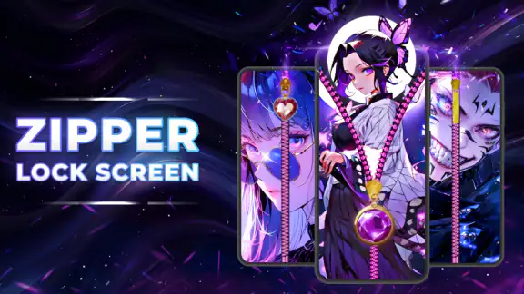 Zipper Lock Screen: Zip Theme