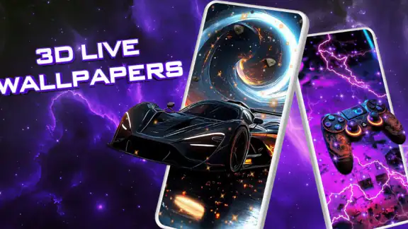 3D Live Wallpapers - 4K & 4D
