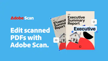 Adobe Scan AI PDF Scanner, OCR