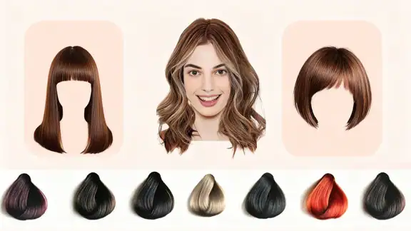 AI Hairstyle Try On・Bangs・Wigs
