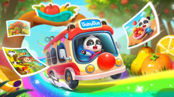 Baby Panda's School Bus