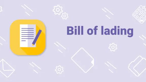 Bill of lading