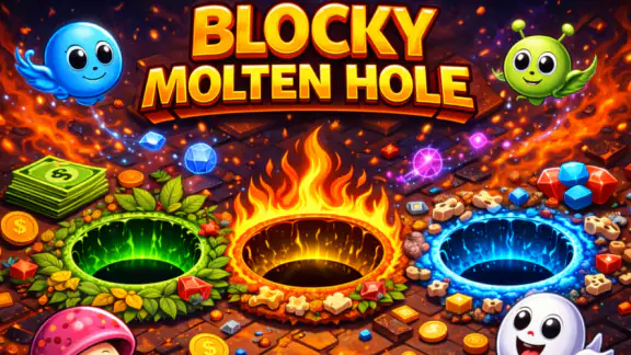Blocky Molten Hole