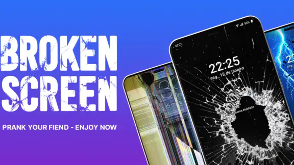 Broken Screen: Magic Wallpaper