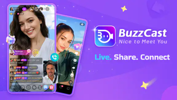 BuzzCast: Live Stream & Chat