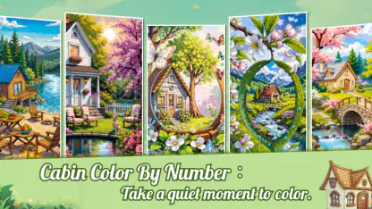 Cabin & House Paint by Numbers