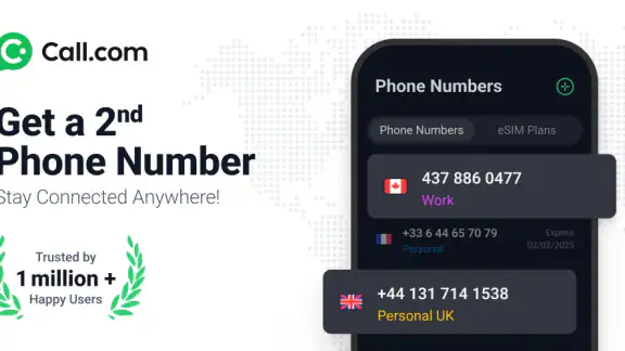 Call.com: 2nd Phone Number App