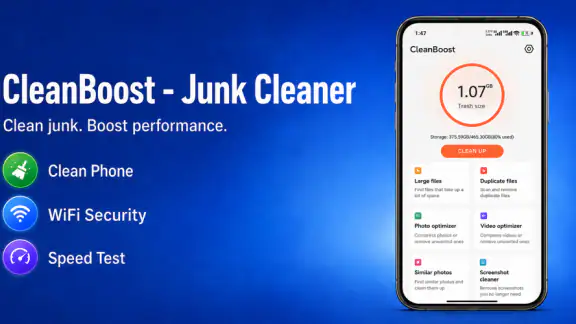 CleanBoost - Junk Cleaner