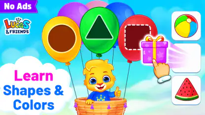 Colors & Shapes: Coloring game