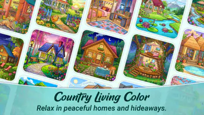 Country Living Color by Number