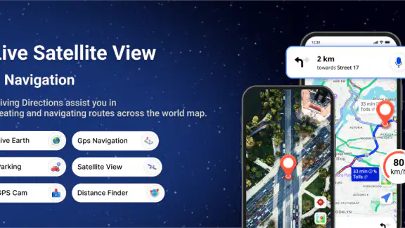 Earth Map: Live Satellite View