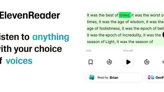ElevenReader: Read Books Aloud