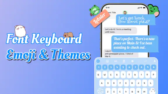 Emoji Font Keyboard & Themes