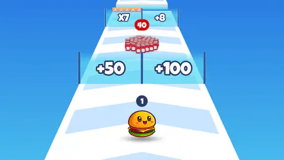 Food Run - Crowd Control Game