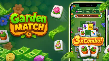 Garden Match: Win Cash