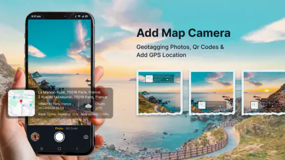 GPS Geotag Photos & Camera Map