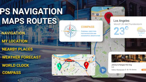 GPS Maps Voice Navigation App
