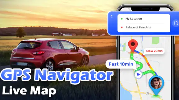 GPS Navigation Route Finder