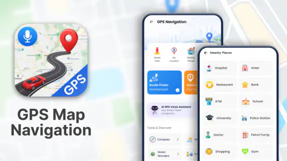 GPS Voice Navigation Live Maps