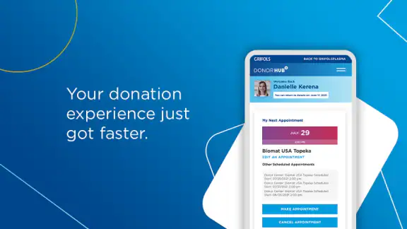 Grifols Plasma Donor Hub