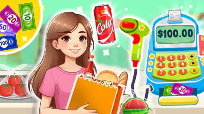 Grocery Market Cashier Store