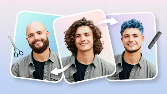HairApp: Hair Styler App, Bald