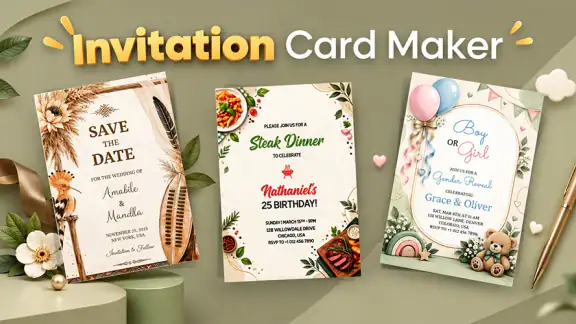 Invitation Maker: Cards + RSVP