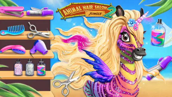 Jungle Animal Hair Salon 2