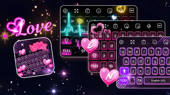 Keyboard - Neon Love Theme