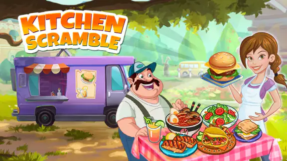 Kitchen Scramble: Cooking Game